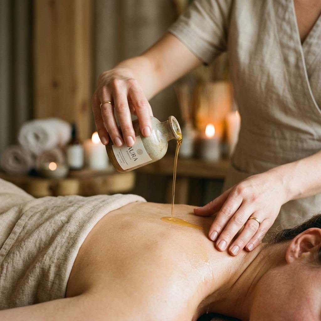Massage treatment room at Relax Body Spa
