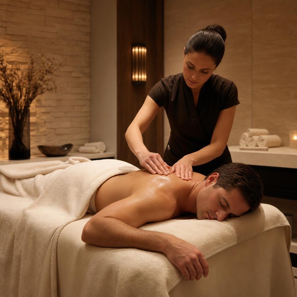deep tissue massage at Relax Body Spa Bellandur